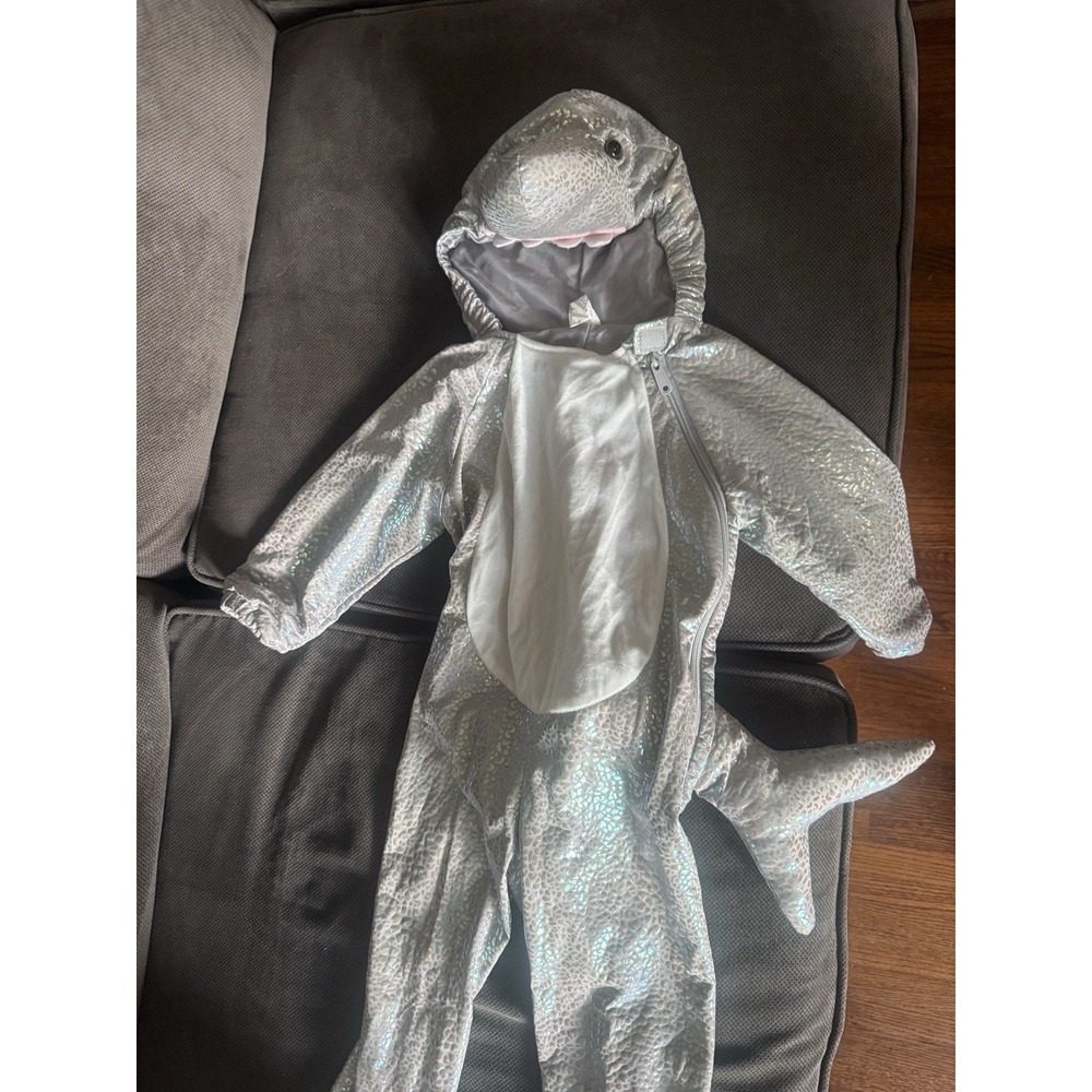 Child's Shark Gray Costume Size 2-3T